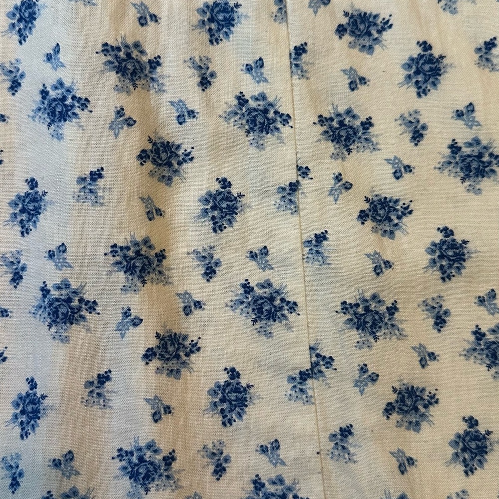 White & Blue Floral Dress - Picture 9 of 9